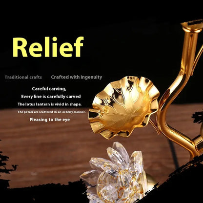 Colorful Lotus Plug-in Three Products Colored Glaze Led Pilot Lamp CJDropshipping