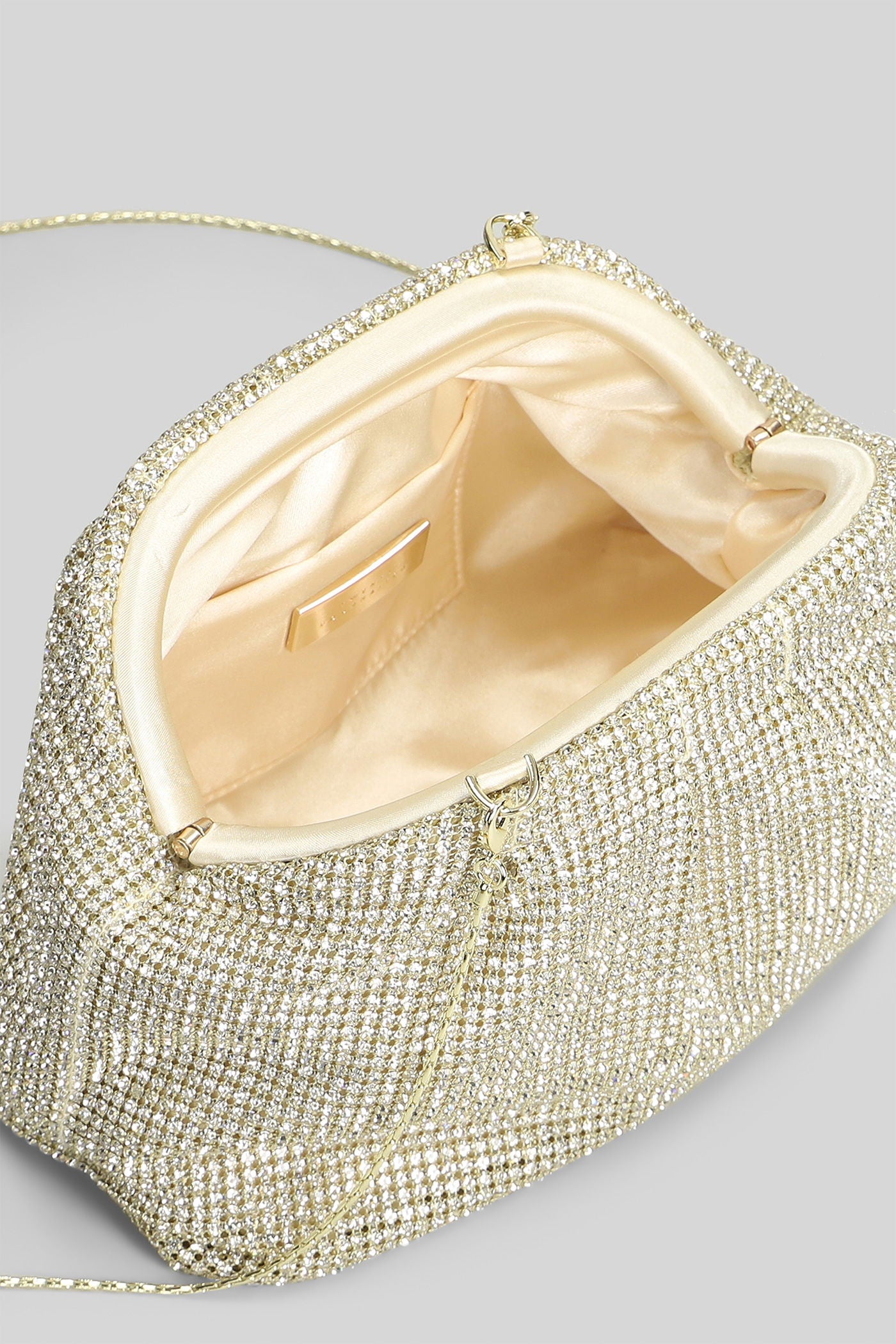 Petra Shoulder bag in gold polyester