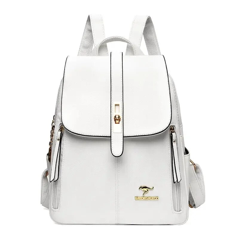 Mochila Cartera de Cuero Vintage