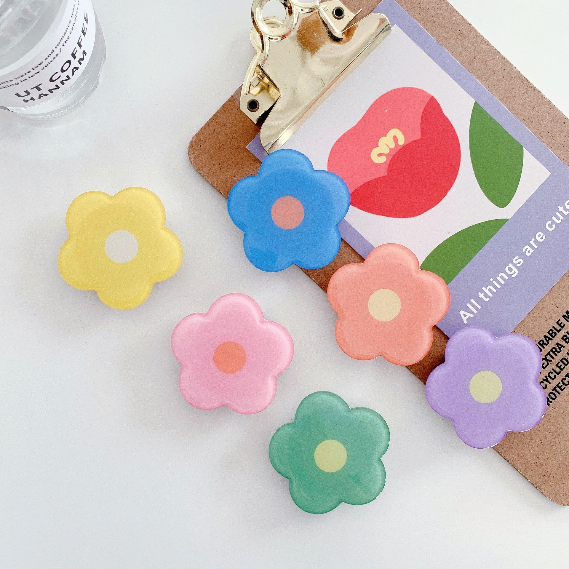 Small   flowers epoxy airbag bracket CJDropshipping