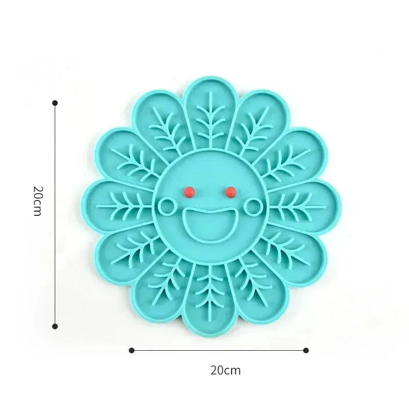 Fish Shape Silicone Lick Mat - Slow Feeding Food Bowl for Pets CDDMPET Official Store