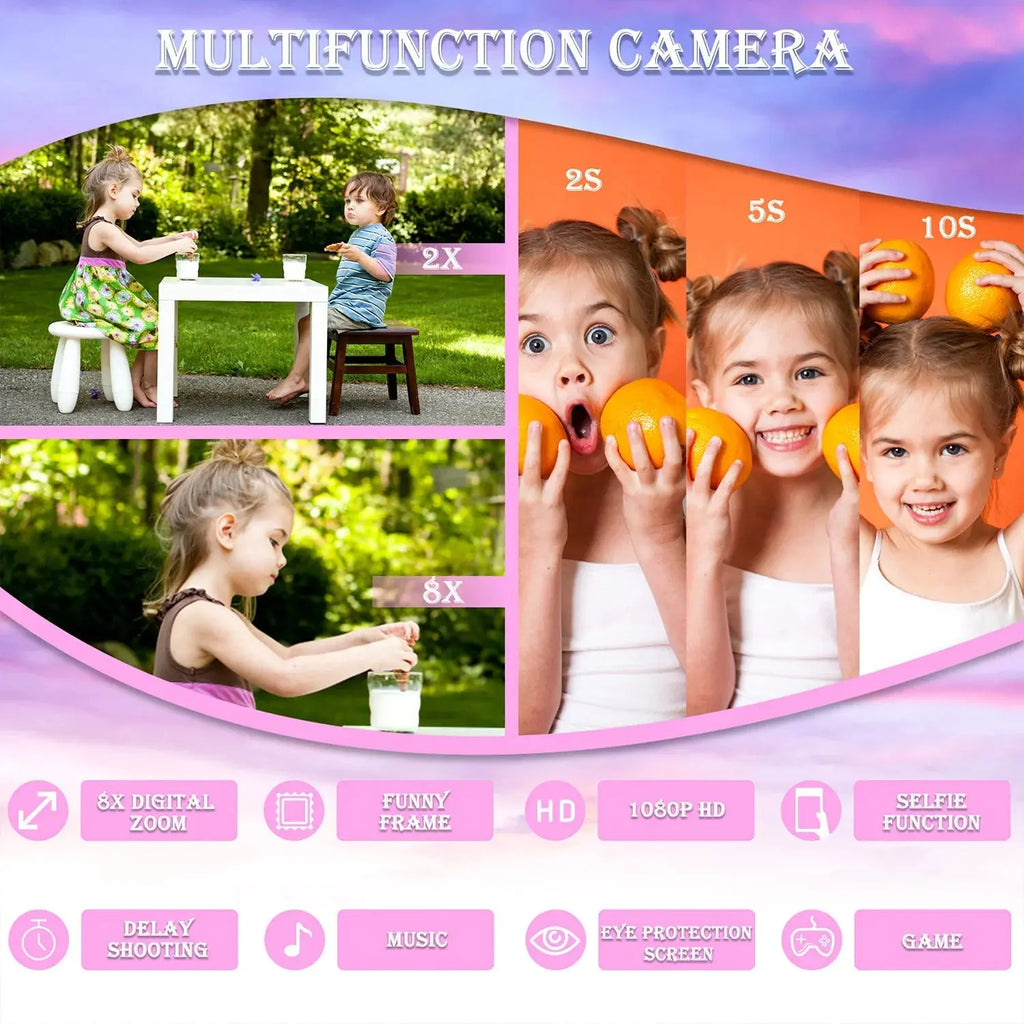 Kids Unicorn HD Selfie Camera Stone's Store