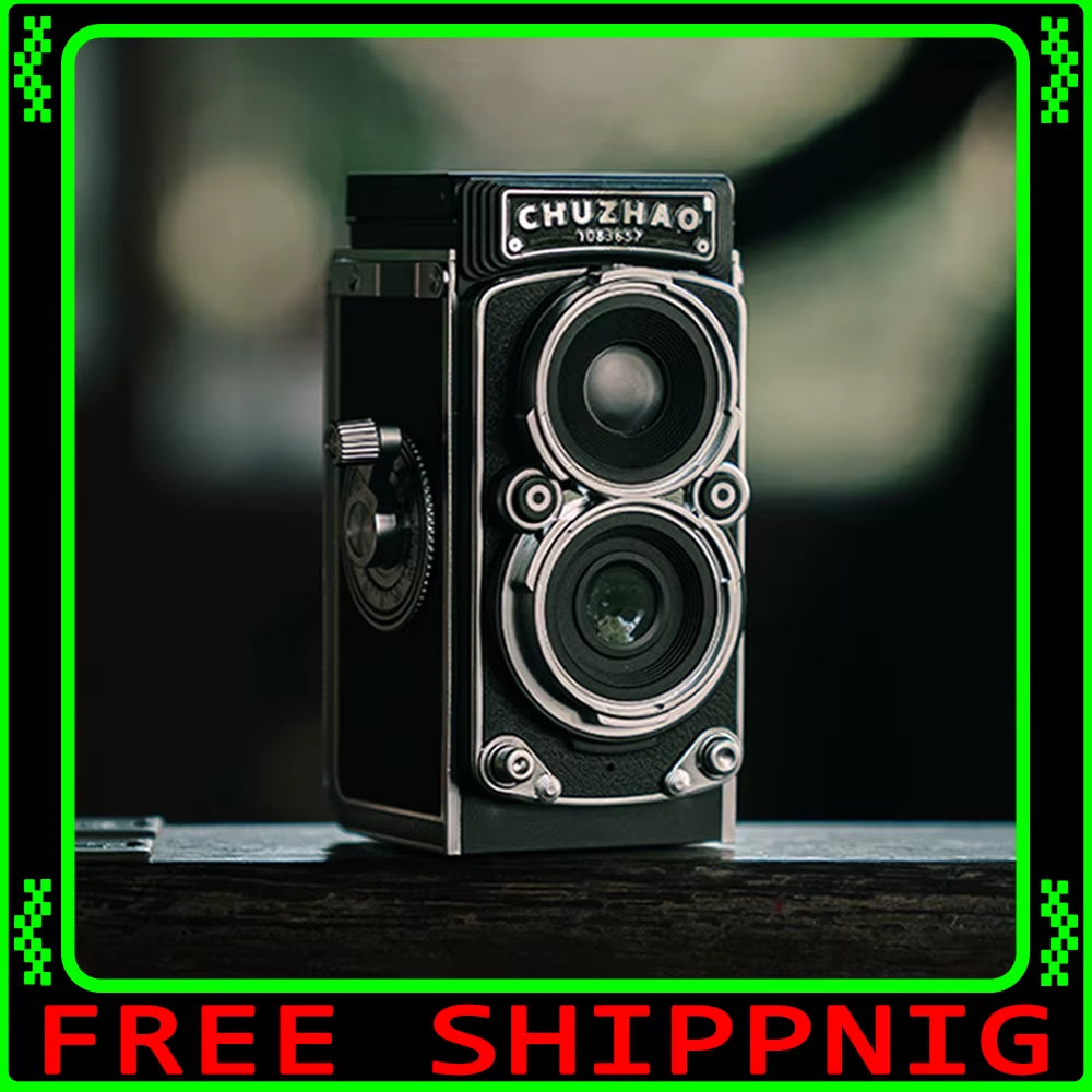 Ccd Retro Dual Reflex Camera Photoes Video Small Mini Camera Recording Manual Joystick Amateur Custom Accessory Photography Gift