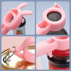 4 in 1 Beer Bottle Opener Multi-Purpose Beverage Jar Can Bottle Opener Plastic Corkscrew Dining Bar Gadgets Kitchen Tools