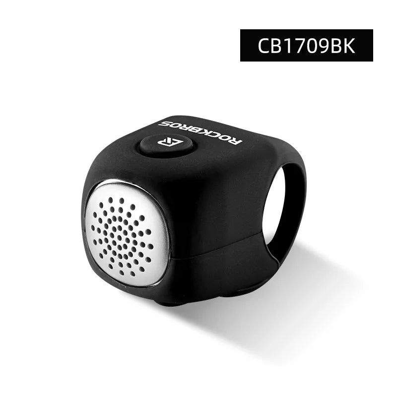 Electric Cycling Bell 110 Db Horn Rainproof MTB Bicycle Handlebar Silica Gel Shell Ring Bike Bell Bicycle Accessories