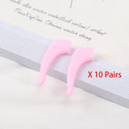 20PCS Silicone Anti-Slip Ear Grip Glasses Eyeglasses Leg Ear Hook Stopper Bracket Fastener Temple Tip Eyewear Holder Accessories