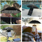 Creative Mini Umbrella Phone Stand, Universal Waterproof Holder for Smartphones, Portable Outdoor Rain & Sun Accessory