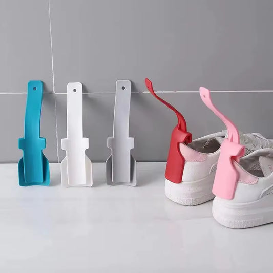 1Pcs Professional Shoe Horn Plastic Shoehorn Lazy Shoe Helper High Quality Anti-Slip Shoe Lifter for Elderly Shoe Accessorie