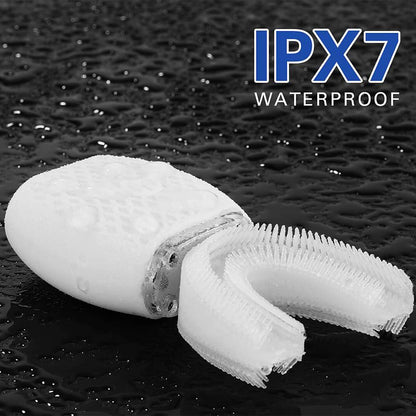 Silicone Electric Toothbrush 360° for Aldult Smart Automatic Whitening Pink Iolaus