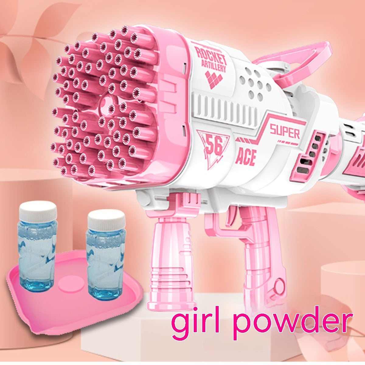 Bubble Machine 68-hole Large Size Children's Birthday Gifts CJDropshipping