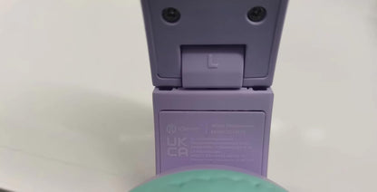 iClever HS19 Kids Headphones for School with Microphone, Safe Volume Limiter 74/85dBA, Over-Ear Girls Boys Headphones for Kids with FunShare Foldable Wired for iPad/Travel (Purple)