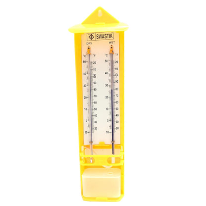 SWASTIK Mason's Type Make Wet and Dry Bulb Hygrometer with Blue Reflection Capillary South Bay Evans General Store