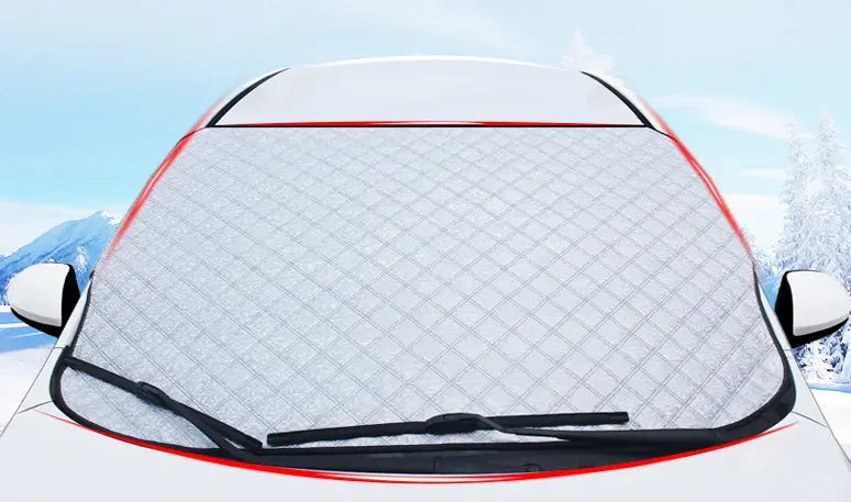 Flag Village Auto Tools Car snow block front windshield antifreeze cover winter front gear snowboard windshield snow cover frost guard ITIMPORT Oficjalny Store