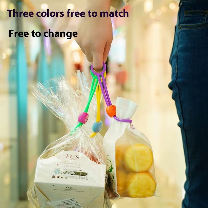 Color Sealing Rope Binding Kitchen Food Fresh-Keeping Sealing Clip Multi-Functional Cable Organizer Creative Tying Rope Binding