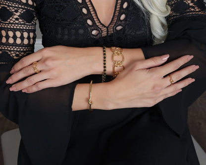 Love Knot Bracelet Raspberry Hades