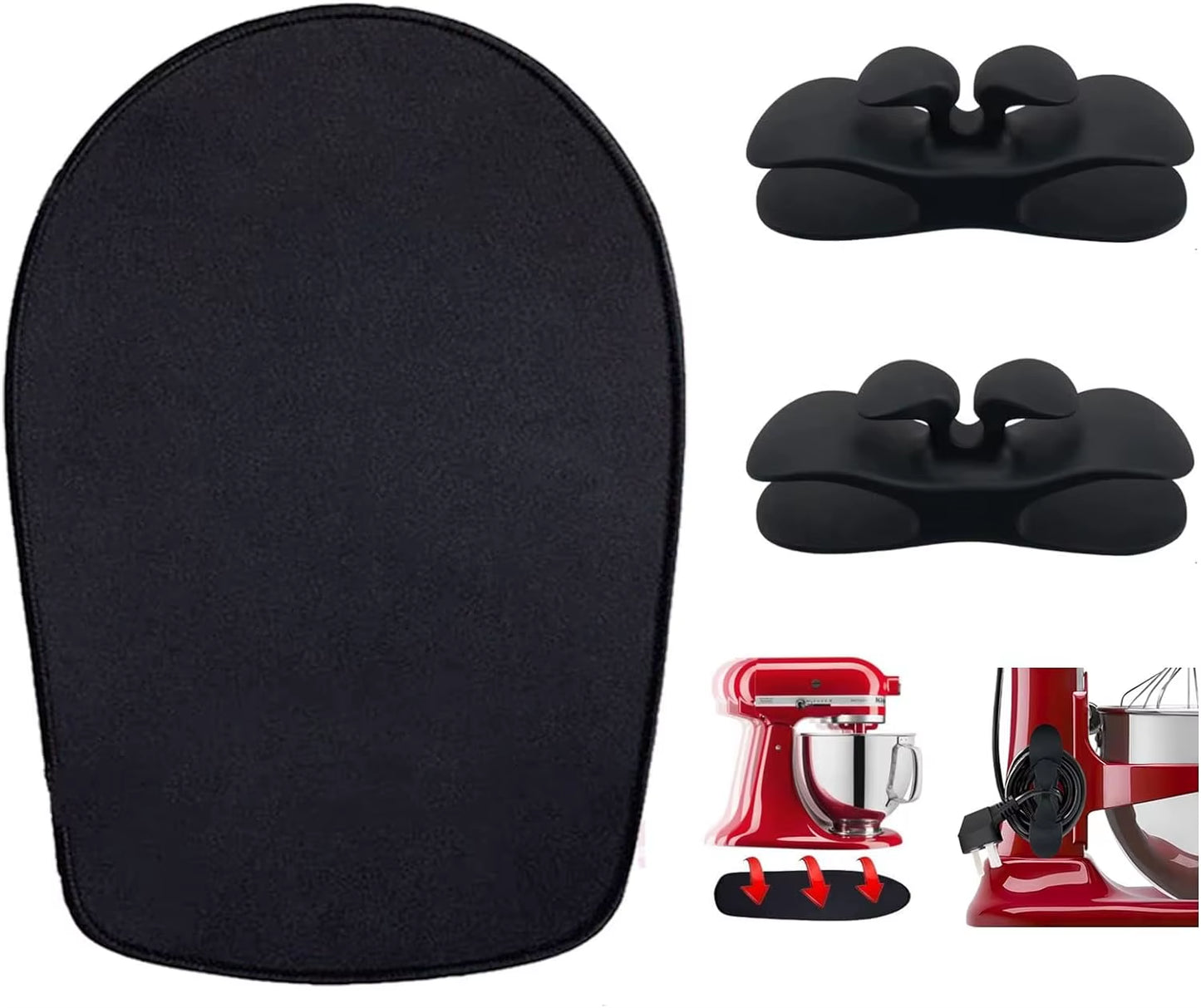 Mixer Mover Sliding Mats for Kitchen Aid Stand Mixer Slider Mat Pad Kitchen Appliance Slide Mats Pads Compatible with Kitchenaid