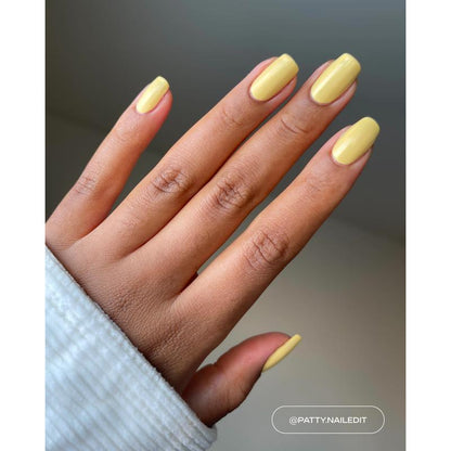 Banana Split - Pastel Banana Yellow Polish with a Creme Finish