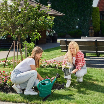 Garden Weed Pulling Tool Uprooting Weeding Tool, 4 Teeth Weed Puller Tool Manganese Steel Garden Weeder Tool for Vegetable Gardening Planting (Black, 2 Pack, 16 Inches)