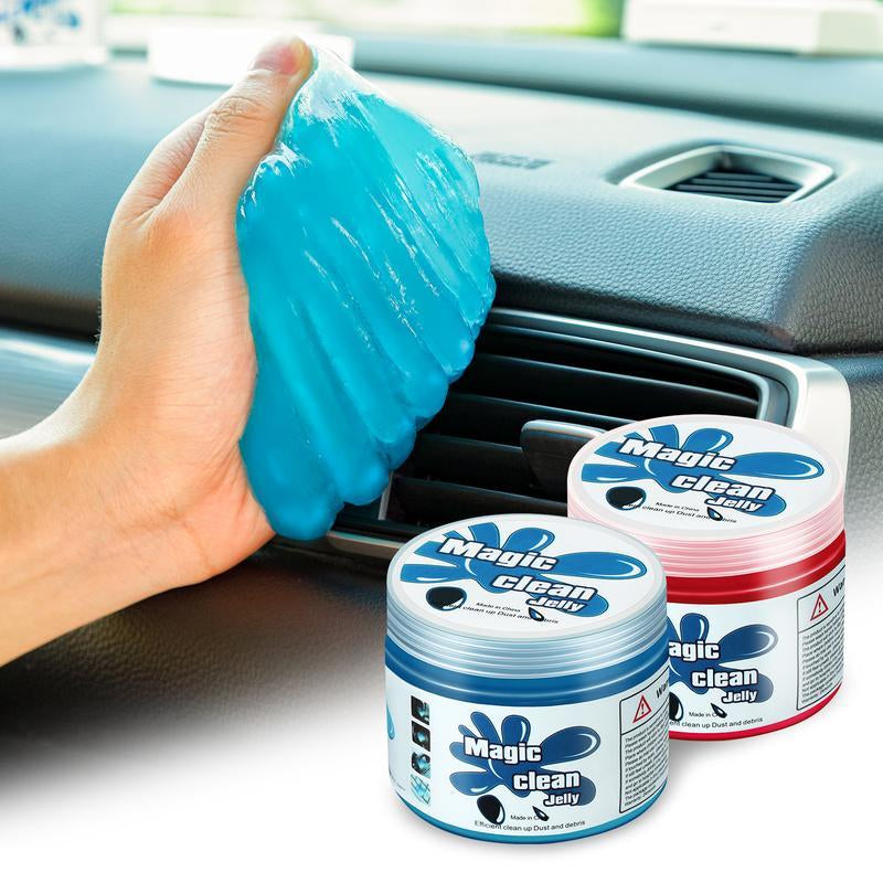 AOKWAY Car Cleaning Gel Universal Detailing Jelly Reusable Auto Air Vent Home Office Keyboard Putty Auto Cleaner