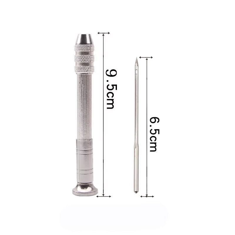 Leather Sewing Awl Set Replaceable Multifunctional Shoes Repair Tool Kit Punch Stitching Needles DIY Sewing Leathercraft