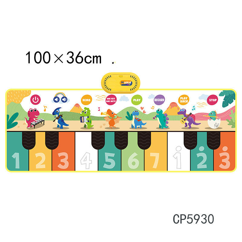 Children's Early Childhood Education Animal Piano Mat Multifunctional Music Blanket Toy CJDropshipping