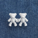 2Pcs Adjustable Jean Buttons Pins Cute Bear Pants Button Pins No Sew and Tools Instant Pant Waist Tightener for Loose Jeans