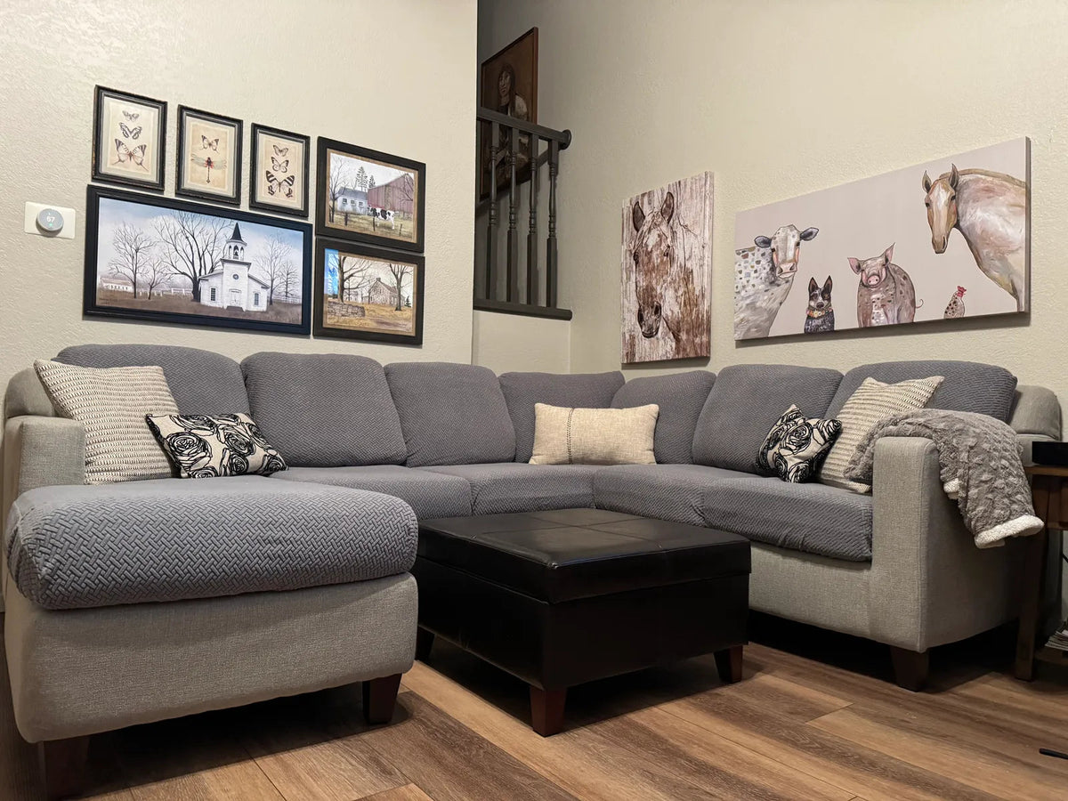 Premium Stretch Velvet Sofa Cover – Washable, Non-Slip, Pet & Kid Friendly Iron Stark Store