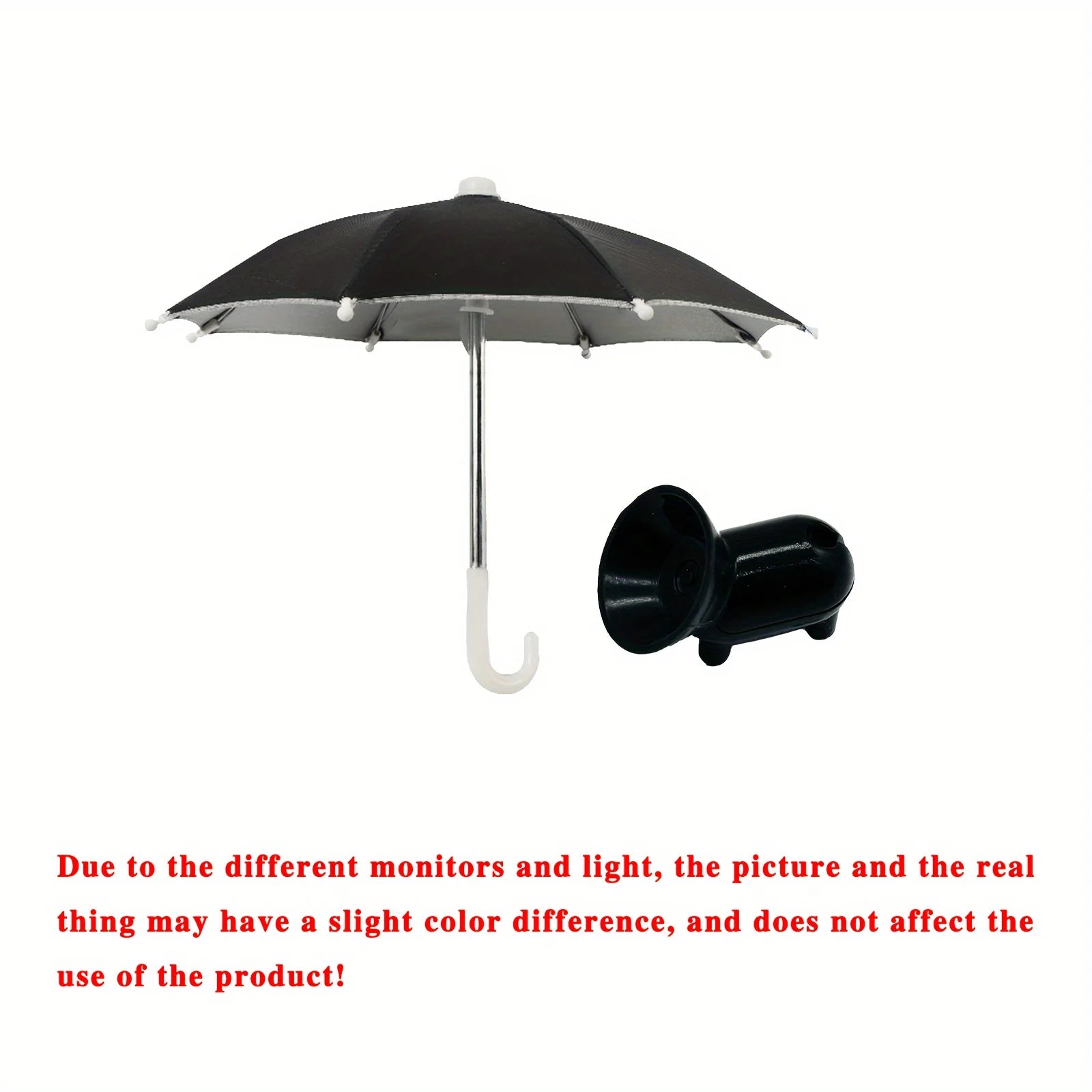 Creative Mini Umbrella Phone Stand, Universal Waterproof Holder for Smartphones, Portable Outdoor Rain & Sun Accessory
