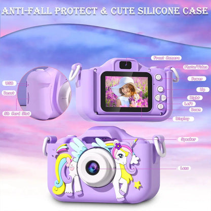 Kids Unicorn HD Selfie Camera Stone's Store