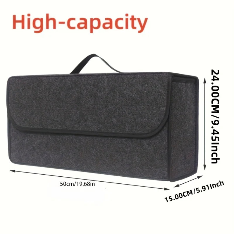 Car Storage Bag Organizer Trunk Anti Slip (Gray) MERRYHOME Merryhome Official Store