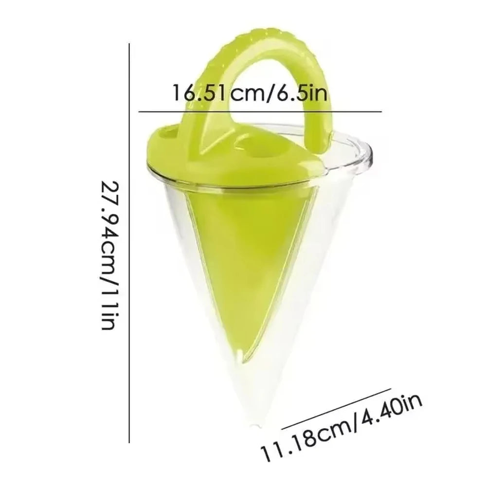 Children Beach Spilling Funnel Sand Water Mixing Funnel Gadgets Sand Overflow Funnel for Water Mixing Play and Castles Building