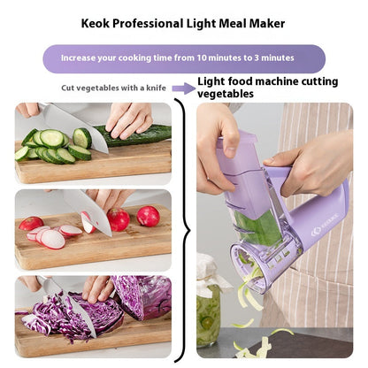 Electric Hand-held Light Food Cooking Machine For Cutting Vegetables CJDropshipping