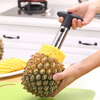 Pineapple Peeler Cutter Corer Slicers Stainless Steel Pineapple Corer Easy Fruit Parer Cutter Kitchen Restaurant Accessories