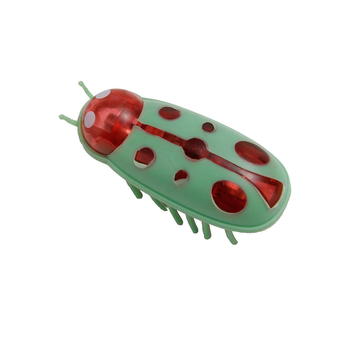 Pet Interactive Electric Bug Cat Escape Obstacle Automatic Flip Toy Battery Operated Vibration Pet Beetle Playing Toy