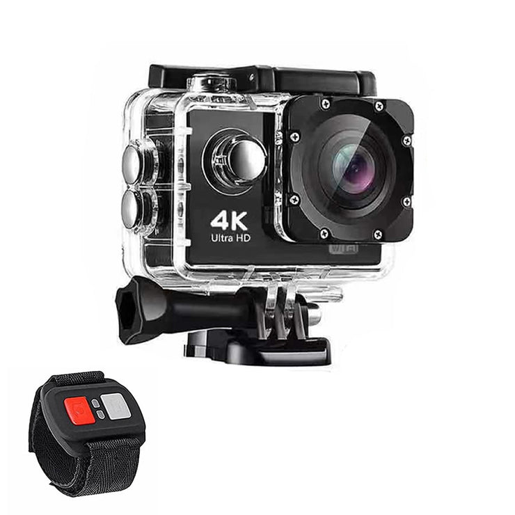 View details for 4K Waterproof All Digital UHD WiFi Camera + RF Remote And Accessories 