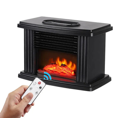 Electric Fireplace Heater LED Flame Effect Stove Maroon Asteria