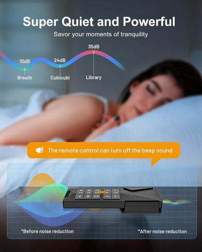 CubiCubi Ceiling Fan, 52&#34; Low Profile Ceiling Fans with Lights and Remote/APP Control, Flush Mount, 5CCT, Stepless Dimmable, Super Quiet, 6 Speeds, Modern Ceiling Fans for Bedroom Living Room, Black