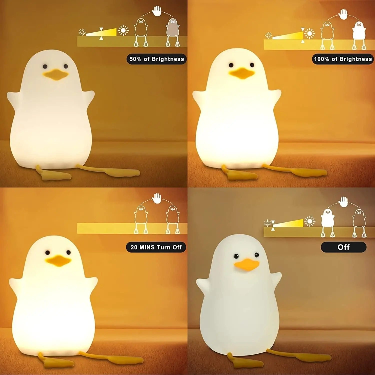 Duck Night Ligh Lamp Transstar Store