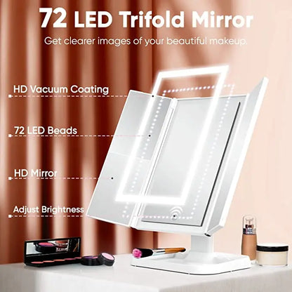 Trifold LED Makeup Mirror South Bay Evans General Store