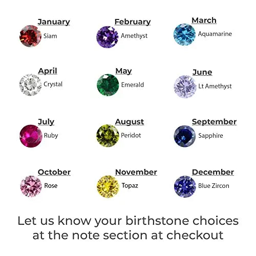 View details for Mom Necklace With Kids Names Birthstones, Children Birthstone Jewelry