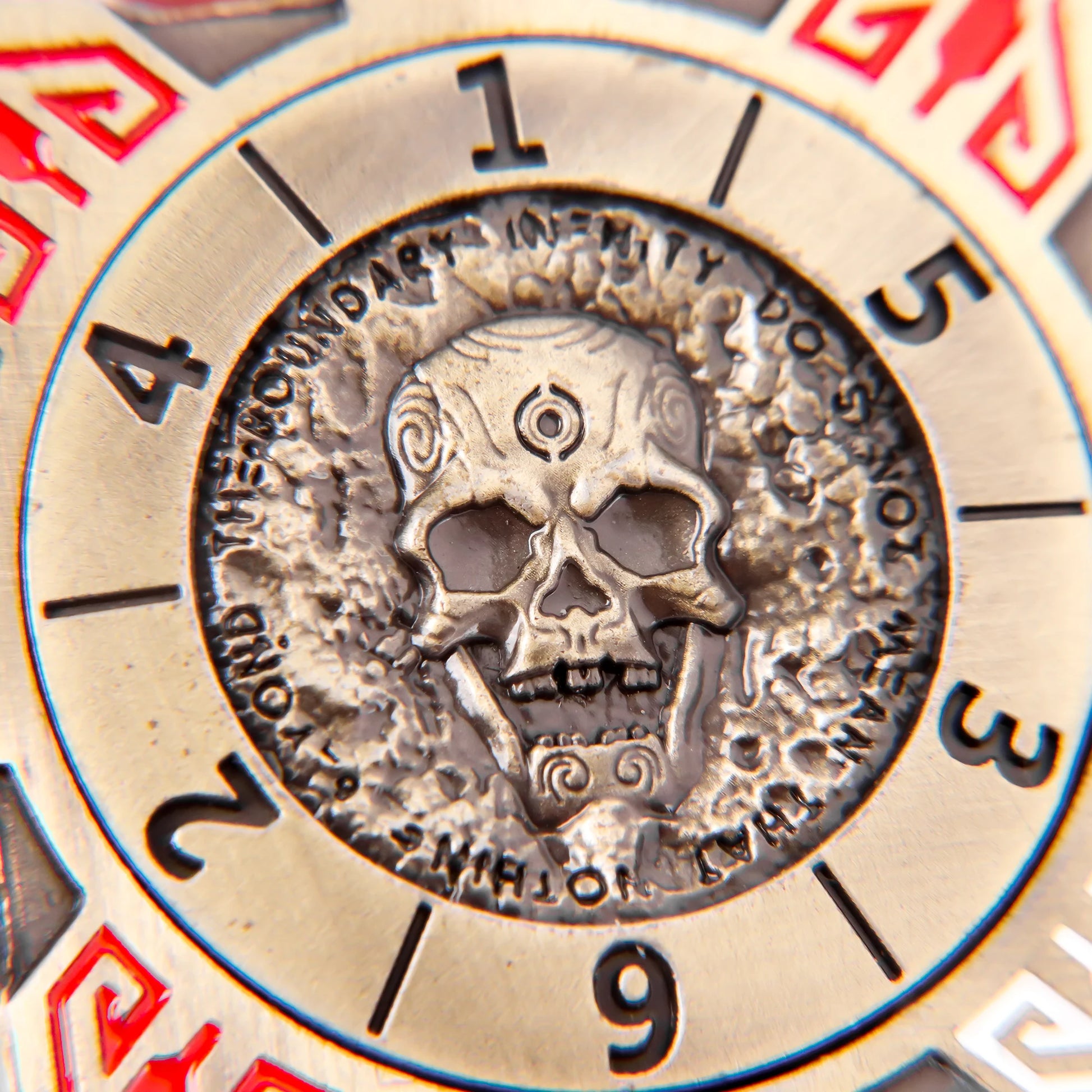 Six-Sided Gyro Dice，Dnd Metal Dice,Six Metal Dice ，Fantasy Gyro Dice，Dragon Polyhedral Dice