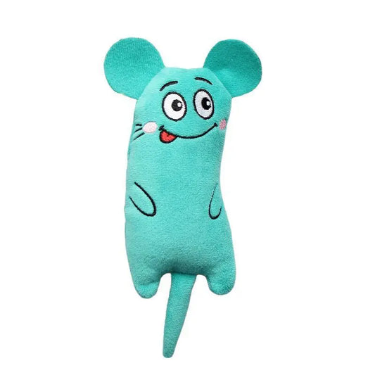 Cat Pet Plush Embroidered Mint Toys Stone's Store