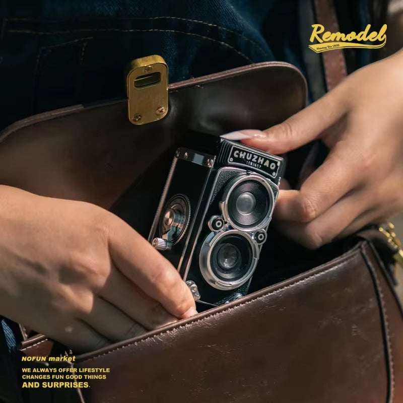 Ccd Retro Dual Reflex Camera Photoes Video Small Mini Camera Recording Manual Joystick Amateur Custom Accessory Photography Gift