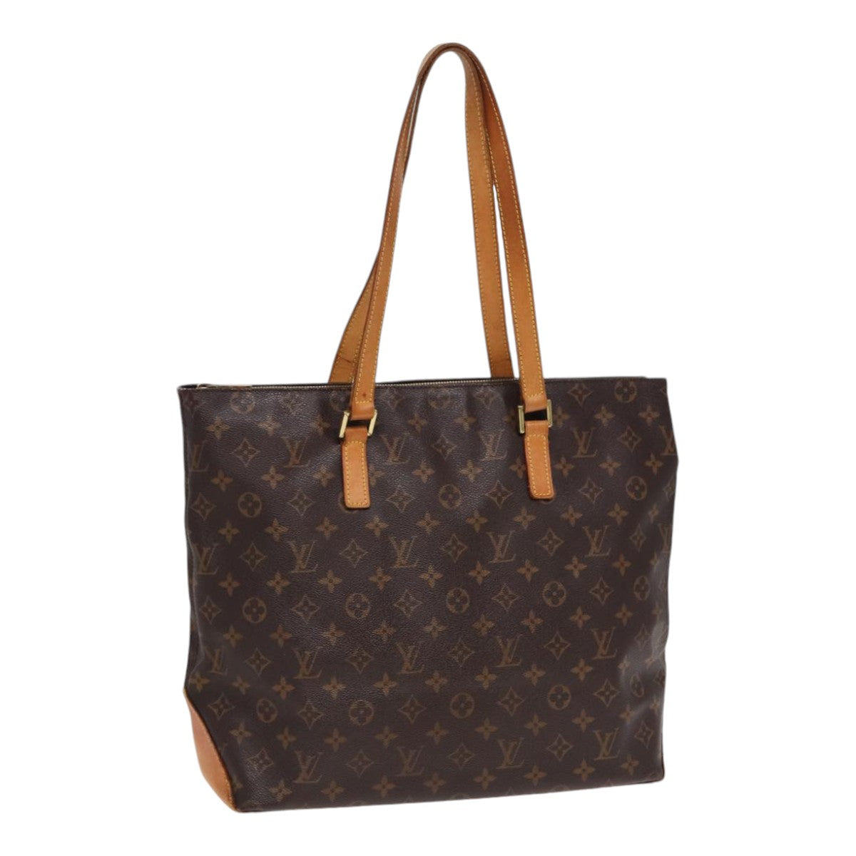 LOUIS VUITTON Monogram Cabas Mezzo Tote Bag M51151 LV Auth 78559 Odd Oversea Store