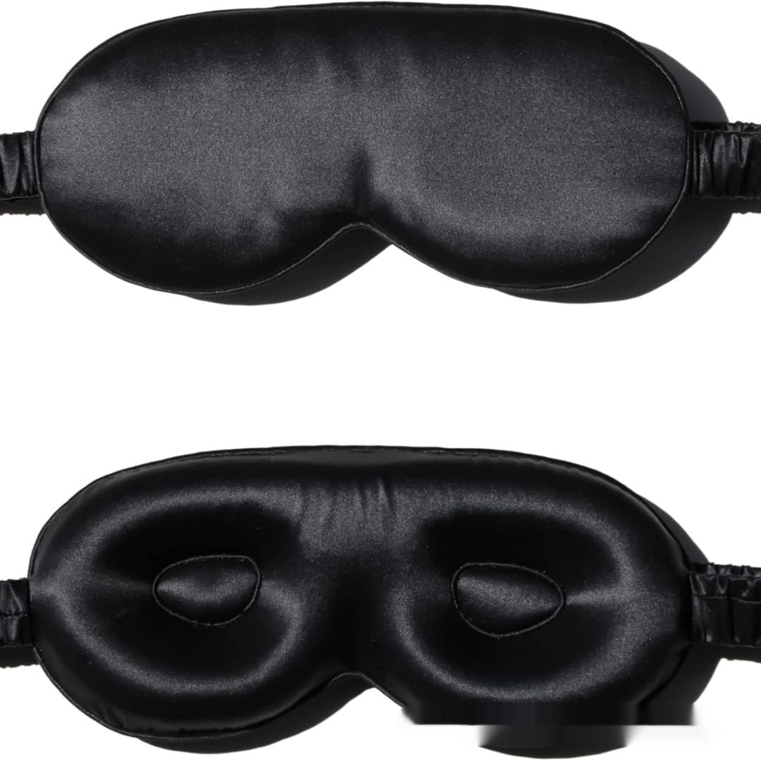Shading And Ventilation Skin-friendly Mulberry Silk Stereo Eye Mask