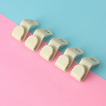 5Pcs Hanger Hook Connector Can Stack Clothes Hooks, Wardrobe Organizing and Storage Multifunctional Hook Connection Buckle