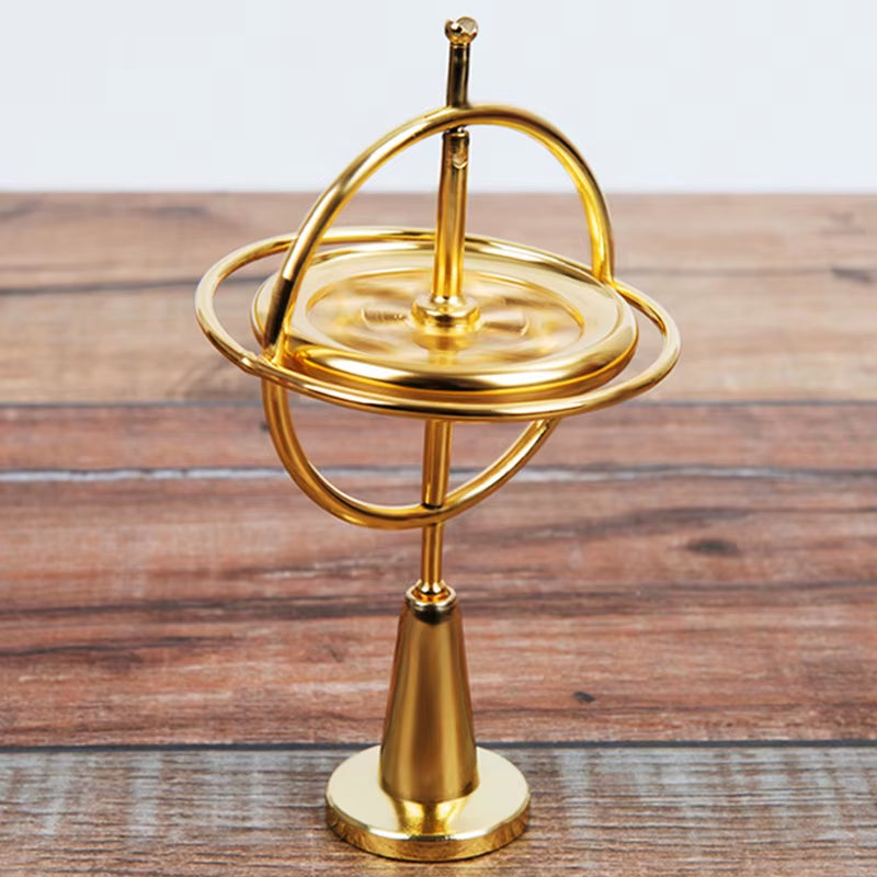 Self-Balancing Gyroscope Anti-Gravity Decompression Educational Toy Colorful Finger Gyroscope Birthday Christmas Gift for Kids