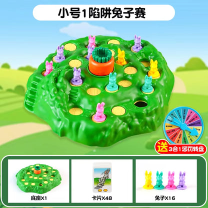 New Rabbit Trap Puzzle Toy Children'S Dual Play Multiplayer Board Game Competition Parent Child Interactive Strategy Game