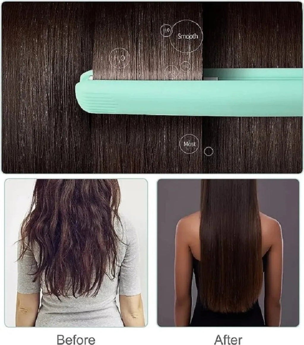 Mini Hair Straightener, Multi-Color Splint, Quick Heating, Non-Damaging Ceramic Plate, Bangs Clip, Curling and Straightening