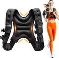 Renoj Weighted Vest for Women Men: 6lb/8lb/10lb/12lb/16lb/20lb Weight Training Vest for Workout, Running, Walking, Exercise, Weight Loss, Weight Lifting - With Reflective Strips and Storage Pocket